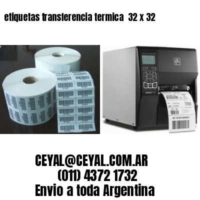 etiquetas transferencia termica  32 x 32