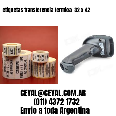etiquetas transferencia termica  32 x 42