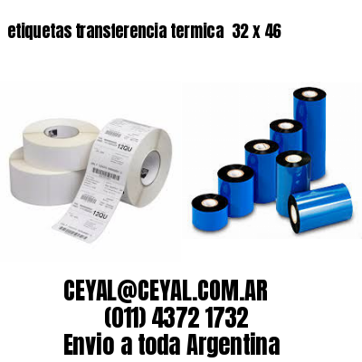 etiquetas transferencia termica  32 x 46
