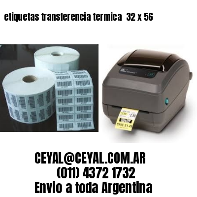 etiquetas transferencia termica  32 x 56