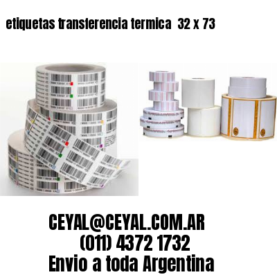etiquetas transferencia termica  32 x 73