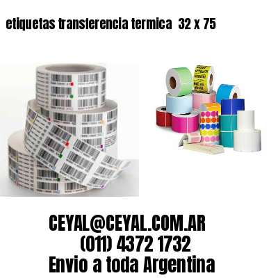 etiquetas transferencia termica  32 x 75