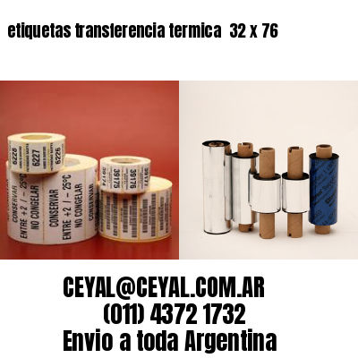 etiquetas transferencia termica  32 x 76