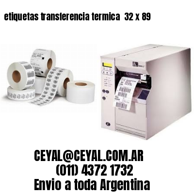 etiquetas transferencia termica  32 x 89
