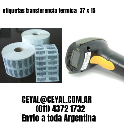etiquetas transferencia termica  37 x 15