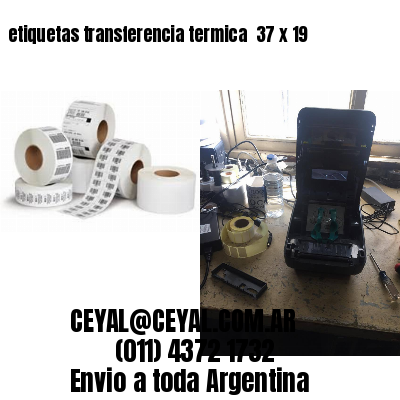 etiquetas transferencia termica  37 x 19