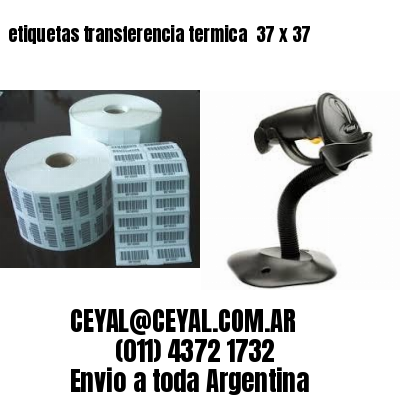 etiquetas transferencia termica  37 x 37