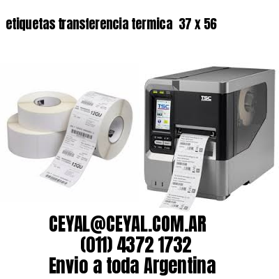 etiquetas transferencia termica  37 x 56