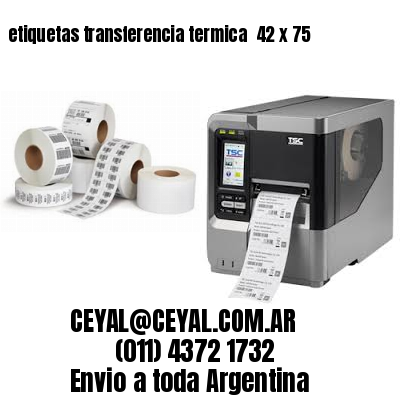 etiquetas transferencia termica  42 x 75