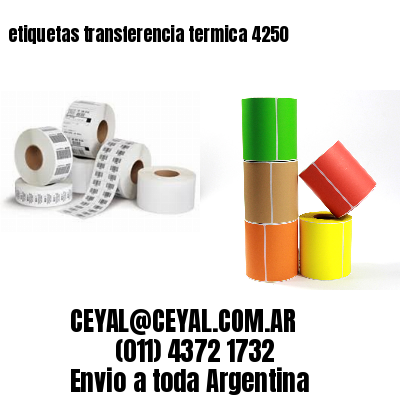 etiquetas transferencia termica 4250