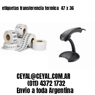 etiquetas transferencia termica  47 x 36