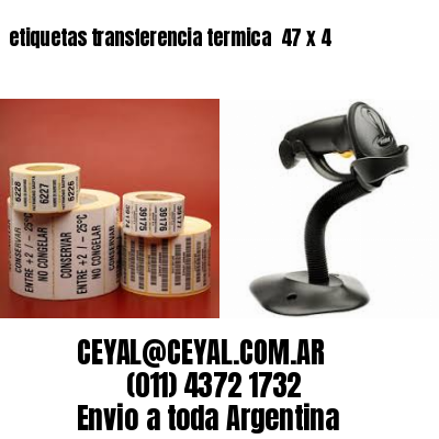 etiquetas transferencia termica  47 x 4