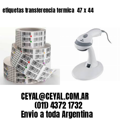 etiquetas transferencia termica  47 x 44