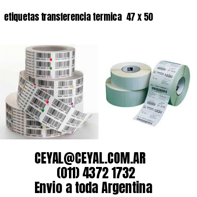 etiquetas transferencia termica  47 x 50