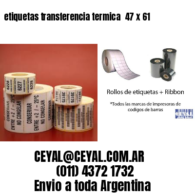 etiquetas transferencia termica  47 x 61