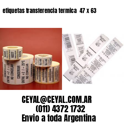 etiquetas transferencia termica  47 x 63