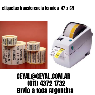 etiquetas transferencia termica  47 x 64