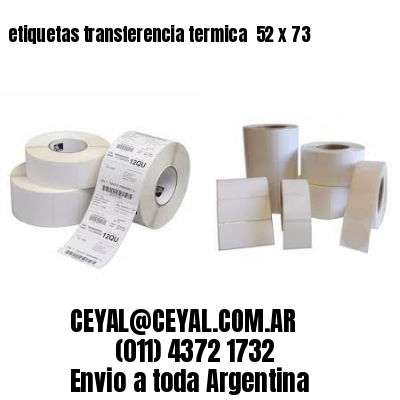 etiquetas transferencia termica  52 x 73