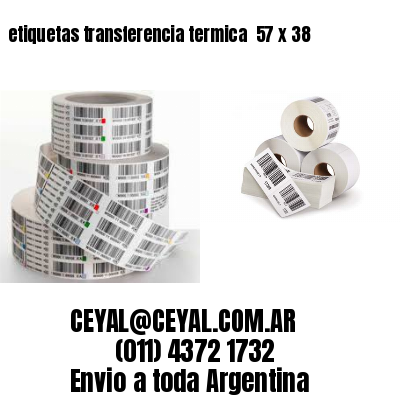 etiquetas transferencia termica  57 x 38