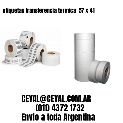 etiquetas transferencia termica  57 x 41
