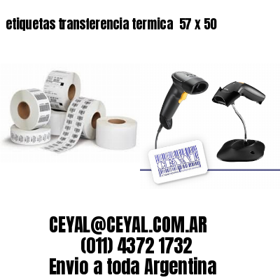 etiquetas transferencia termica  57 x 50