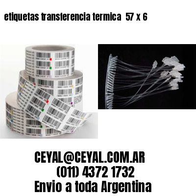 etiquetas transferencia termica  57 x 6