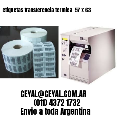 etiquetas transferencia termica  57 x 63