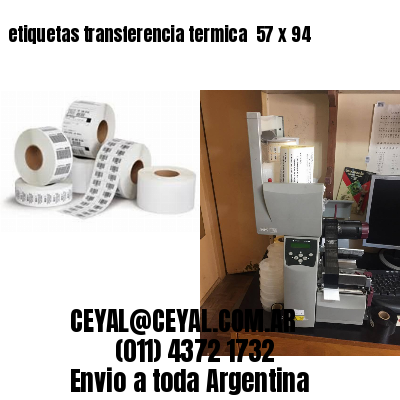 etiquetas transferencia termica  57 x 94