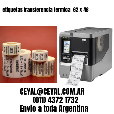 etiquetas transferencia termica  62 x 46