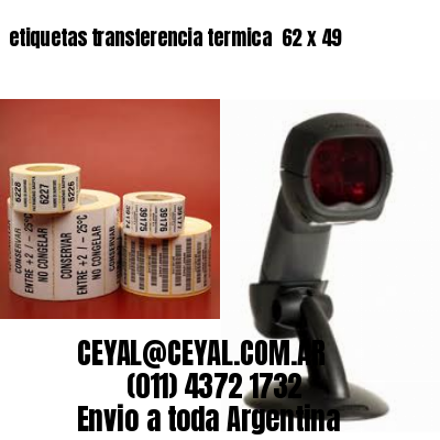etiquetas transferencia termica  62 x 49