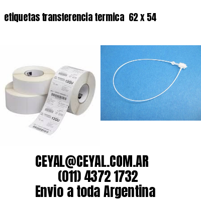 etiquetas transferencia termica  62 x 54