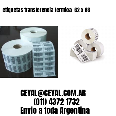 etiquetas transferencia termica  62 x 66