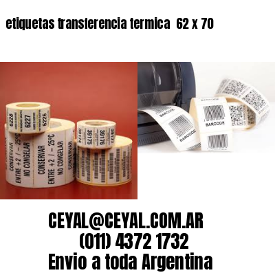 etiquetas transferencia termica  62 x 70