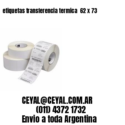 etiquetas transferencia termica  62 x 73