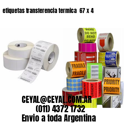 etiquetas transferencia termica  67 x 4