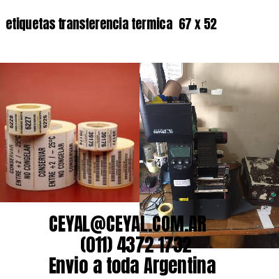 etiquetas transferencia termica  67 x 52