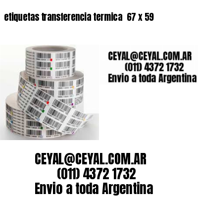 etiquetas transferencia termica  67 x 59