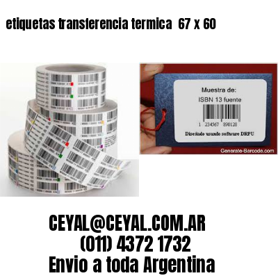 etiquetas transferencia termica  67 x 60