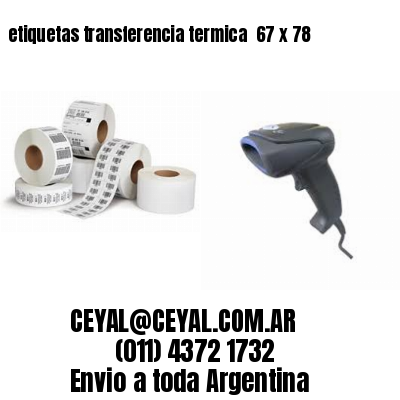 etiquetas transferencia termica  67 x 78