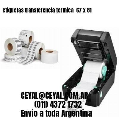 etiquetas transferencia termica  67 x 81
