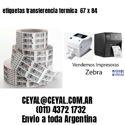 etiquetas transferencia termica  67 x 84