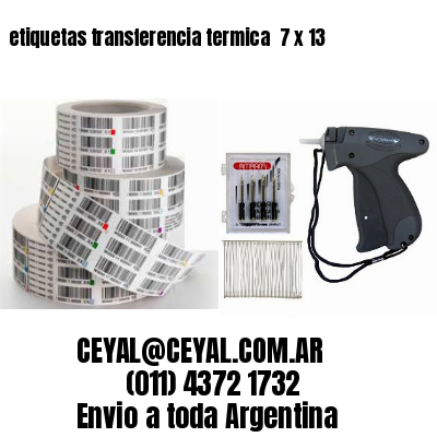 etiquetas transferencia termica  7 x 13