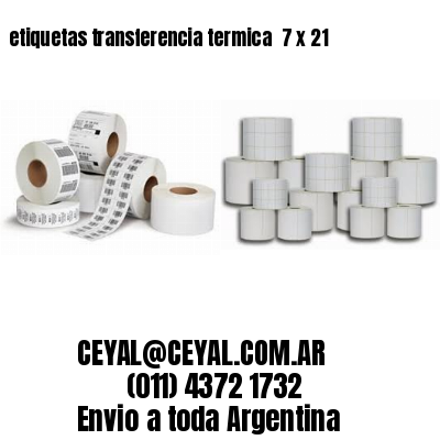 etiquetas transferencia termica  7 x 21