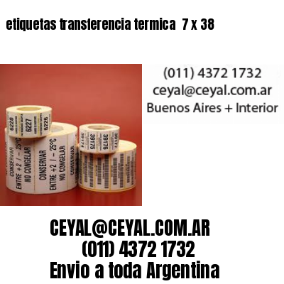 etiquetas transferencia termica  7 x 38