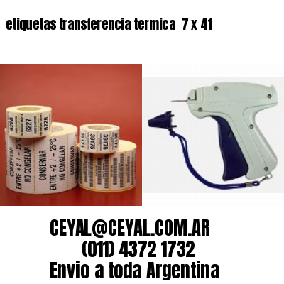 etiquetas transferencia termica  7 x 41