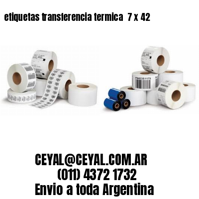 etiquetas transferencia termica  7 x 42