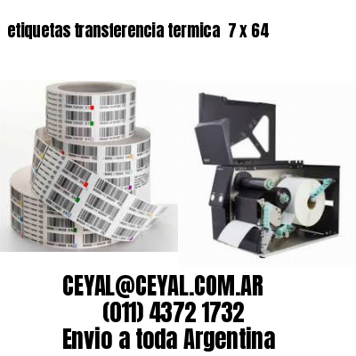 etiquetas transferencia termica  7 x 64