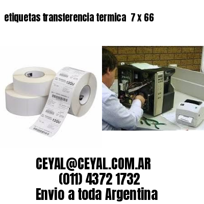 etiquetas transferencia termica  7 x 66