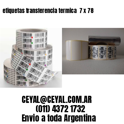 etiquetas transferencia termica  7 x 78