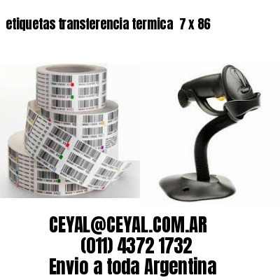 etiquetas transferencia termica  7 x 86